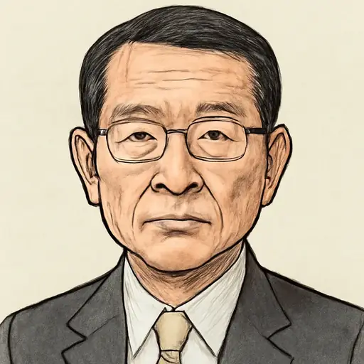 渡海 紀三朗の似顔絵