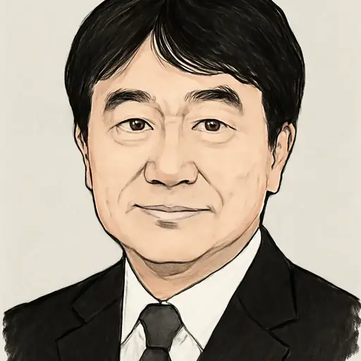 土橋 章宏の似顔絵