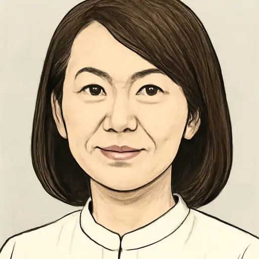 豊田 真由子の似顔絵