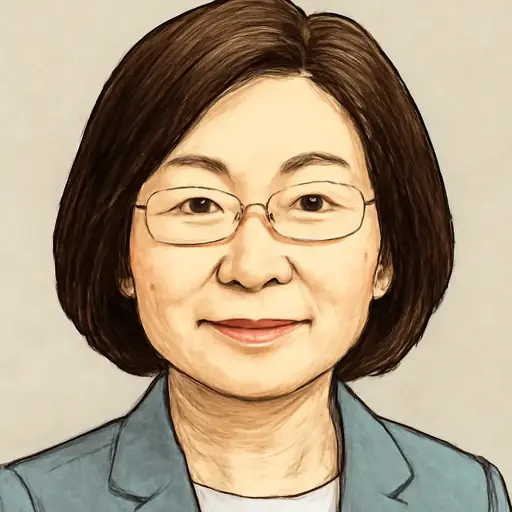永岡 桂子の似顔絵