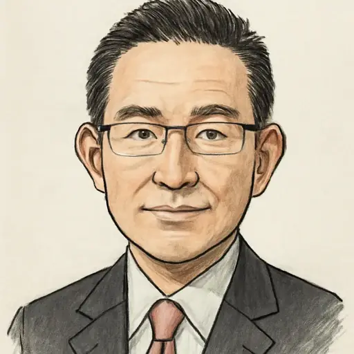 中川 貴元の似顔絵
