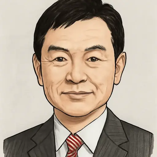 中田 宏の似顔絵