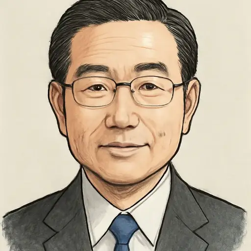 中司 宏の似顔絵