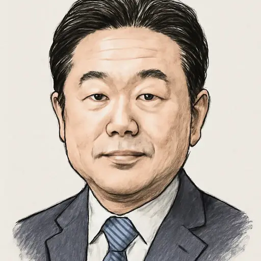 長友 慎治の似顔絵
