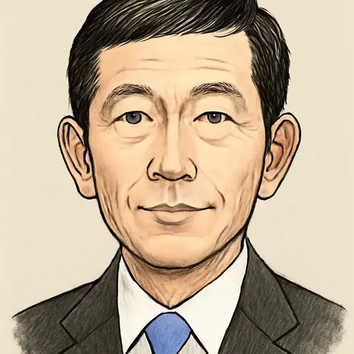 中西 健治の似顔絵