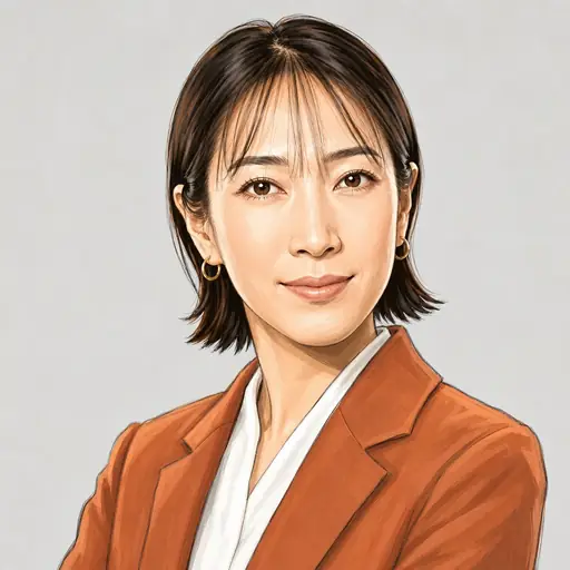 なかや めぐの似顔絵