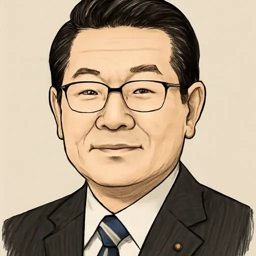 丹羽 秀樹の似顔絵