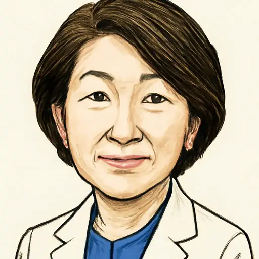 沼崎 満子の似顔絵