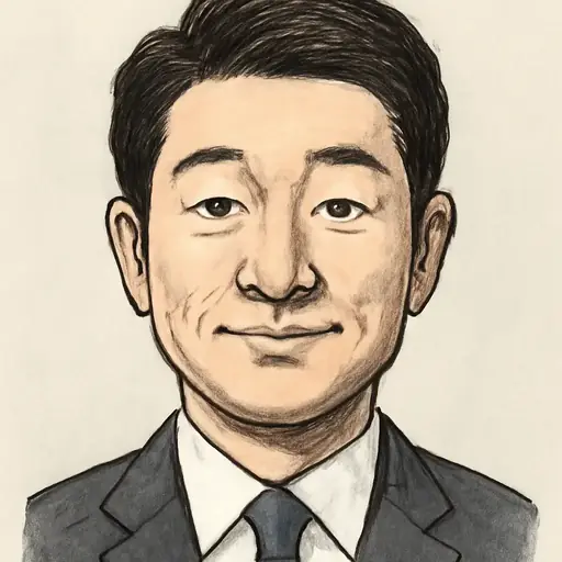根本 拓の似顔絵