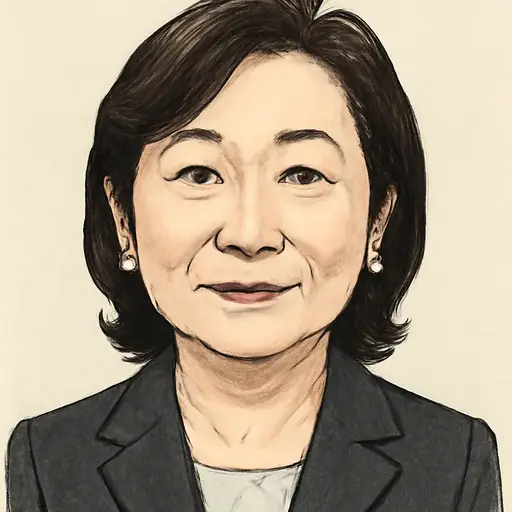 野田 聖子の似顔絵
