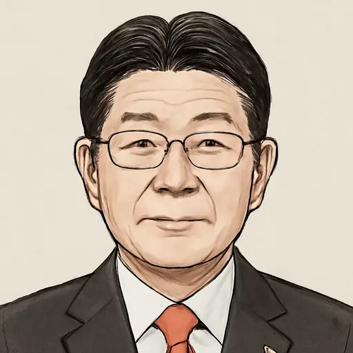 長谷川 淳二の似顔絵