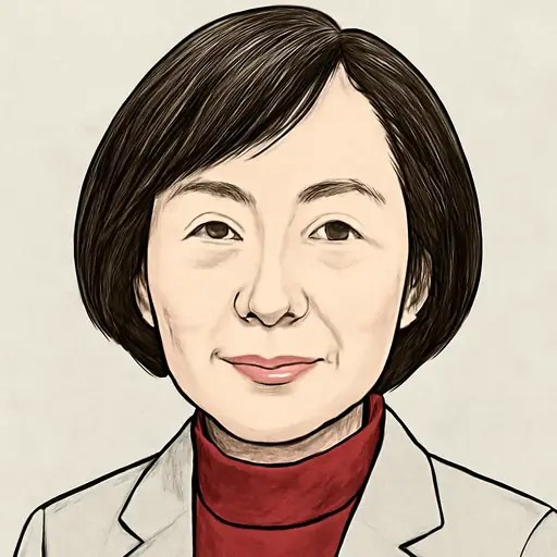畑野 君枝の似顔絵