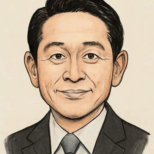 深作 ヘススの似顔絵