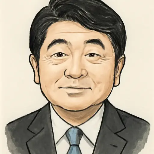 藤丸 敏の似顔絵