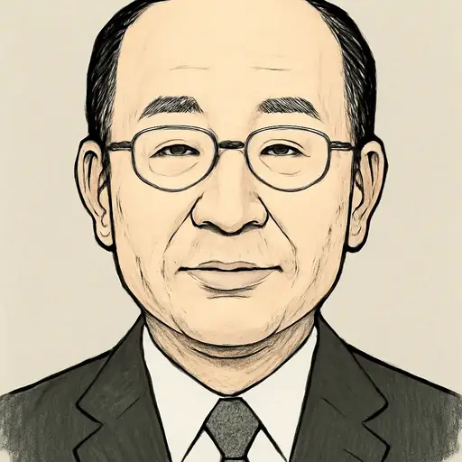 細田 健一の似顔絵
