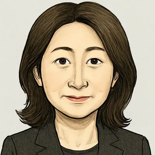 前川 恵の似顔絵