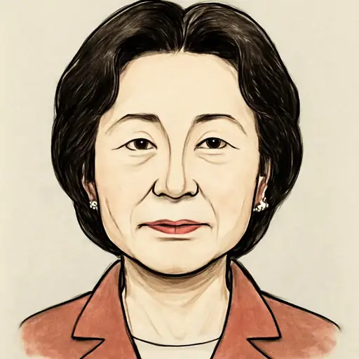 松島 みどりの似顔絵