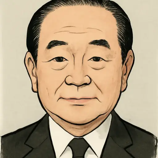 御法川 信英の似顔絵