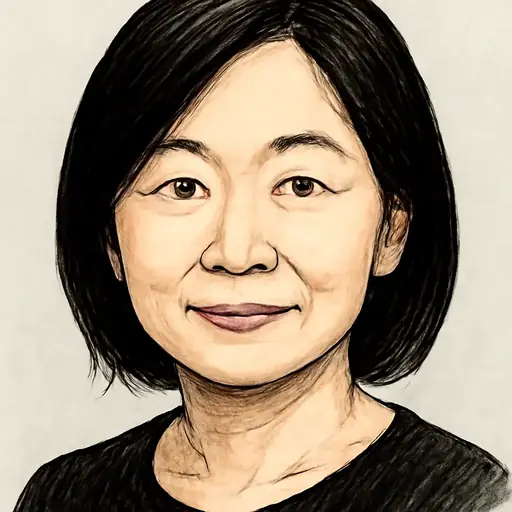 武藤 かず子の似顔絵