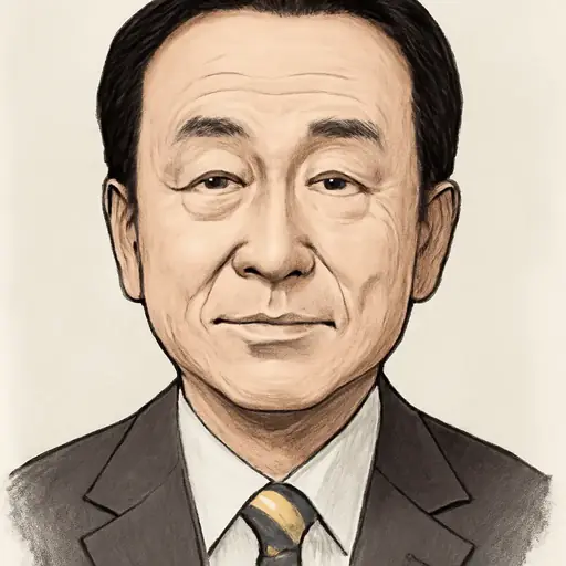 村岡 敏英の似顔絵