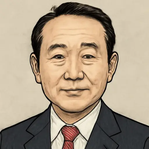 簗 和生の似顔絵