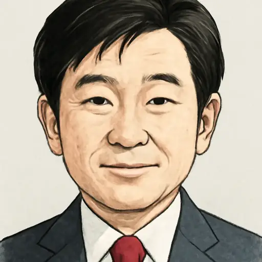山下 史守朗の似顔絵