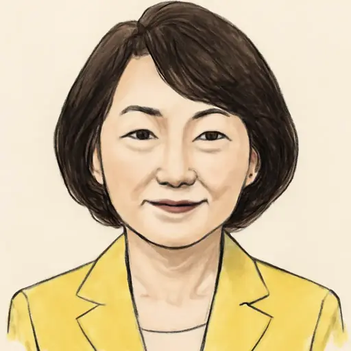 山田 美樹の似顔絵