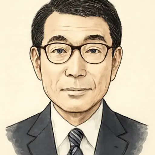 山本ジョージの似顔絵