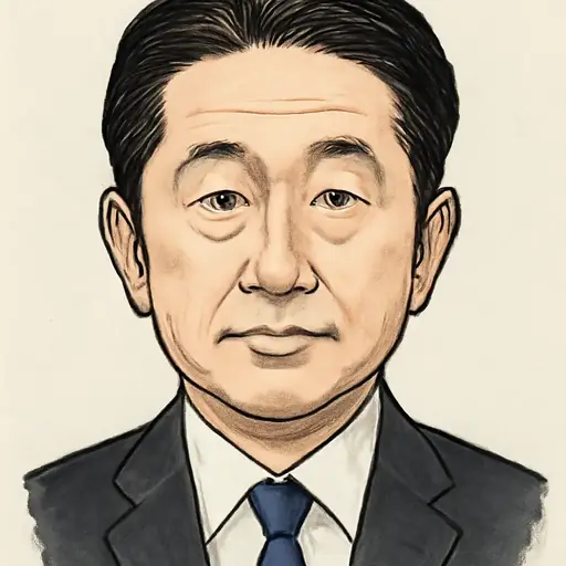 山本 裕三の似顔絵