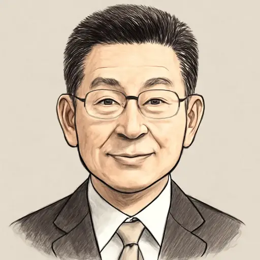 若林 健太の似顔絵
