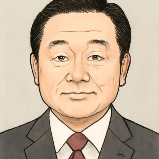若山 慎司の似顔絵