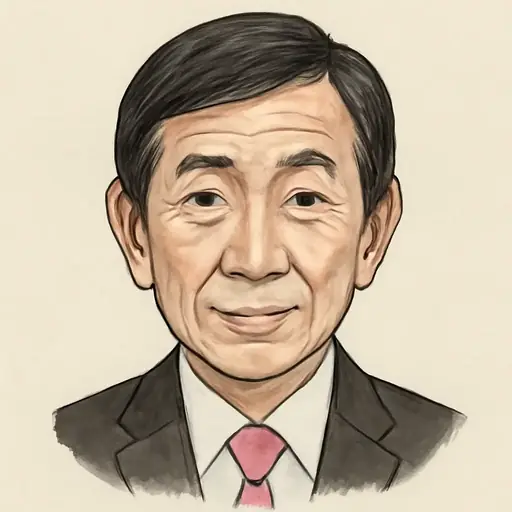 渡辺 孝一の似顔絵
