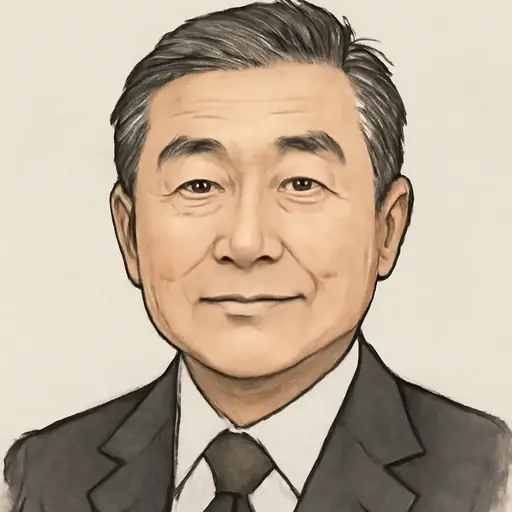 青島 健太の似顔絵