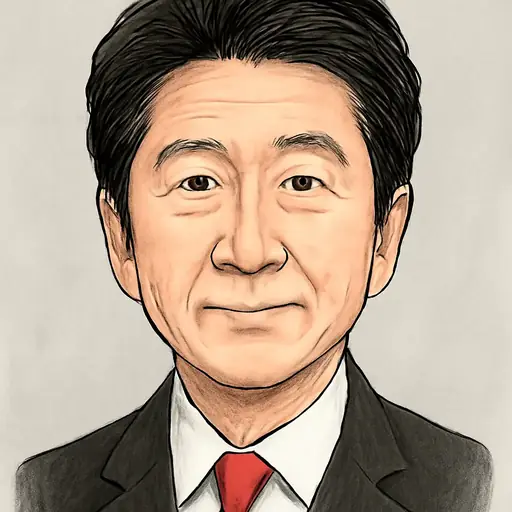 足立 康史の似顔絵