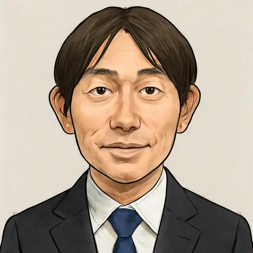 安野 貴博の似顔絵