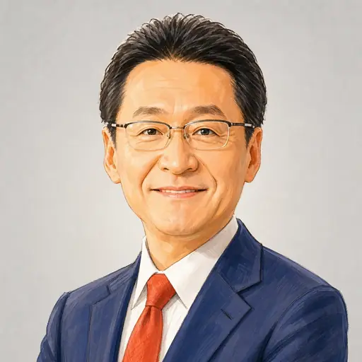 礒崎 哲史の似顔絵