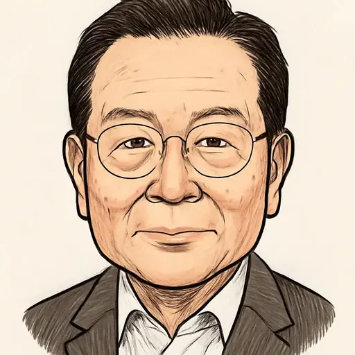 猪瀬 直樹の似顔絵