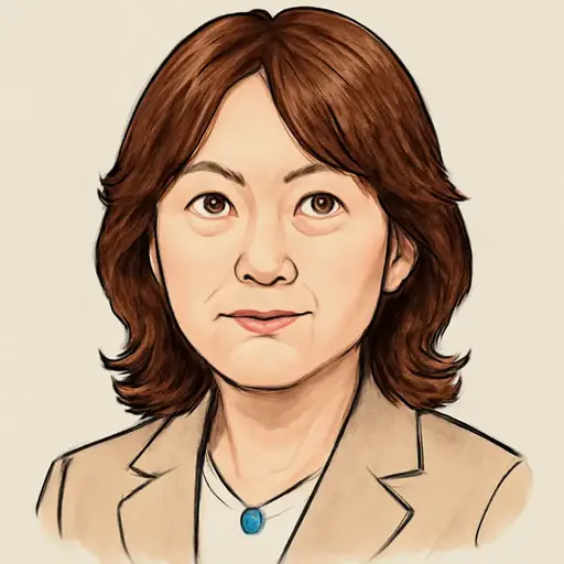 岩本 麻奈[富田 麻奈]の似顔絵