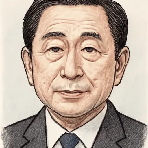 上田 勇の似顔絵