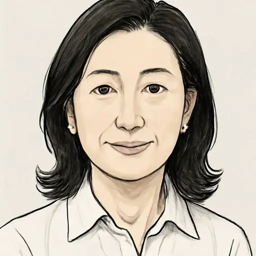 上野 通子の似顔絵