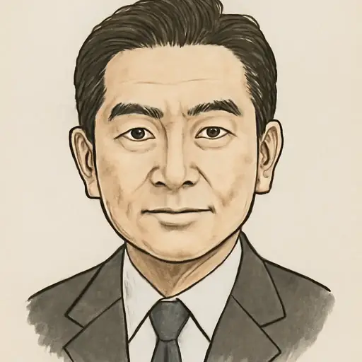 臼井 正一の似顔絵