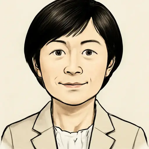 打越 さく良[村木 さく良]の似顔絵