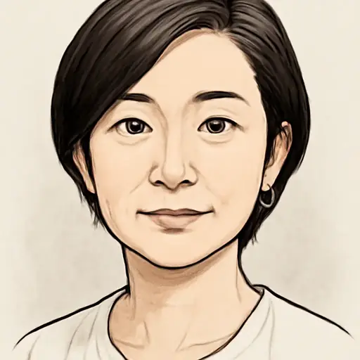 梅村 みずほの似顔絵