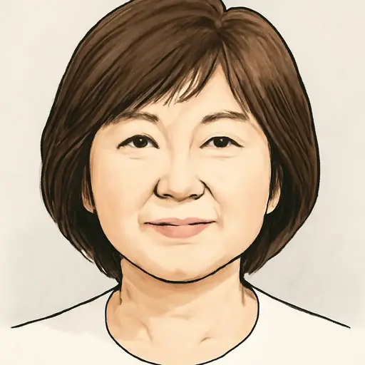 江原 くみ子[江原 久美子]の似顔絵