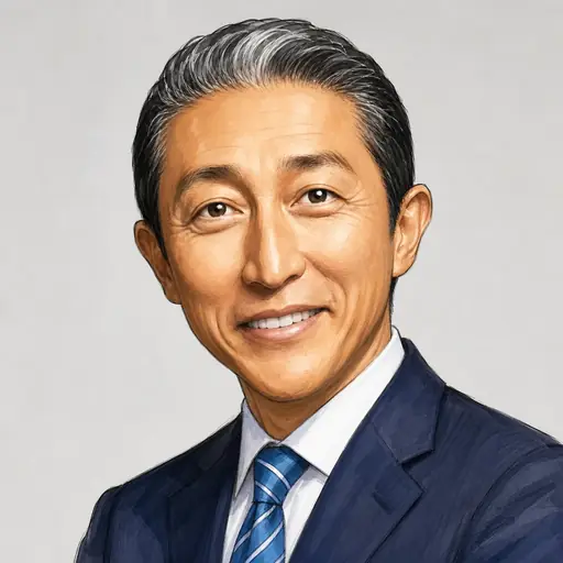 大家 敏志の似顔絵