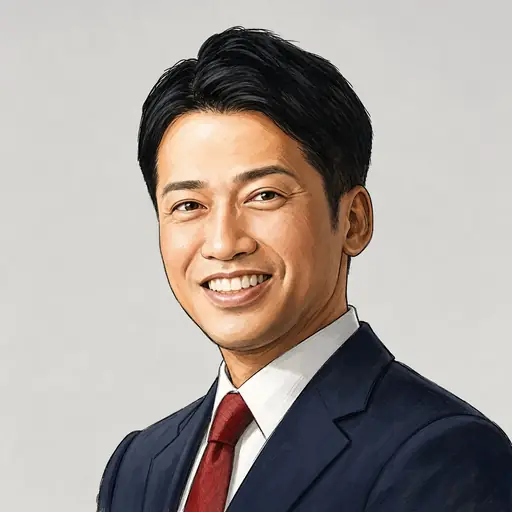 岡崎 太の似顔絵
