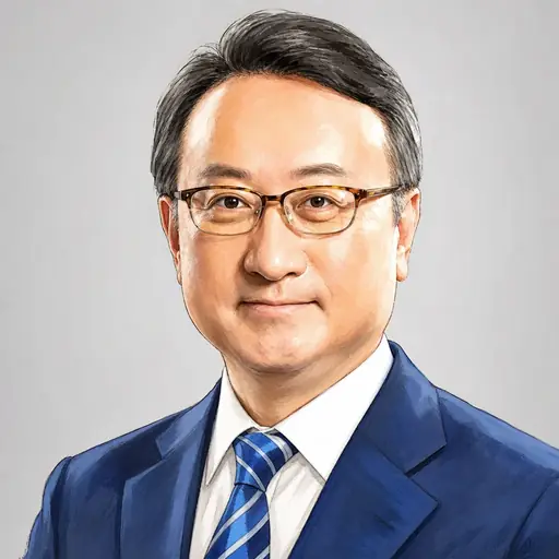 岡田 直樹の似顔絵
