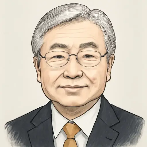 小川 克巳の似顔絵