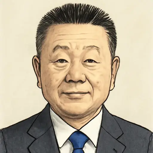 小沢 雅仁の似顔絵