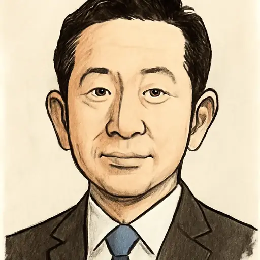 越智 俊之の似顔絵